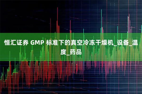 恒汇证券 GMP 标准下的真空冷冻干燥机_设备_温度_药品